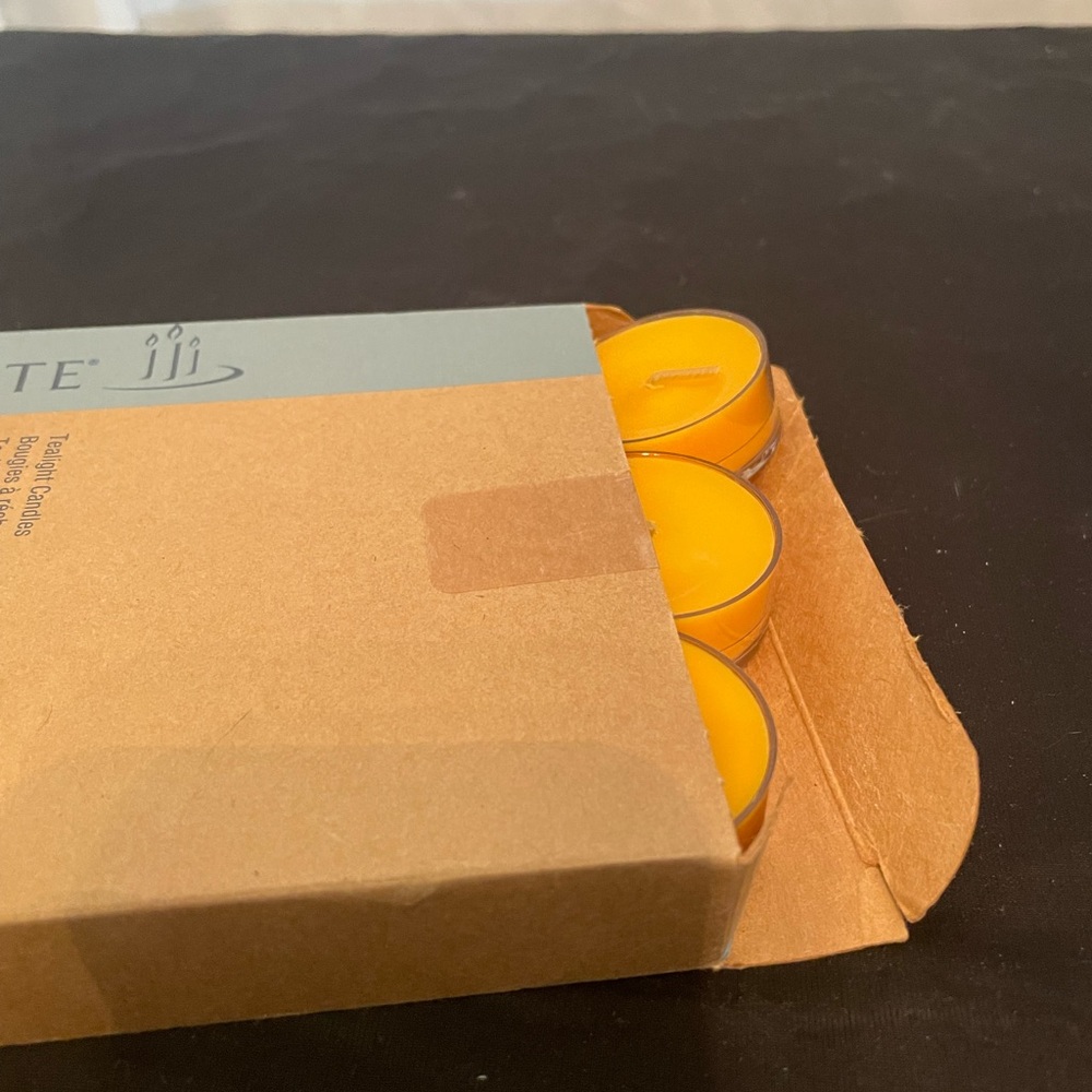 PARTYLITE  Buet d'épices:  Spice Bouquet Tealight Candles RETIRED NEW HTF